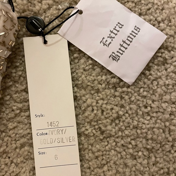 Sherry Hill Beaded Dress Size 6 - Picture 9 of 13